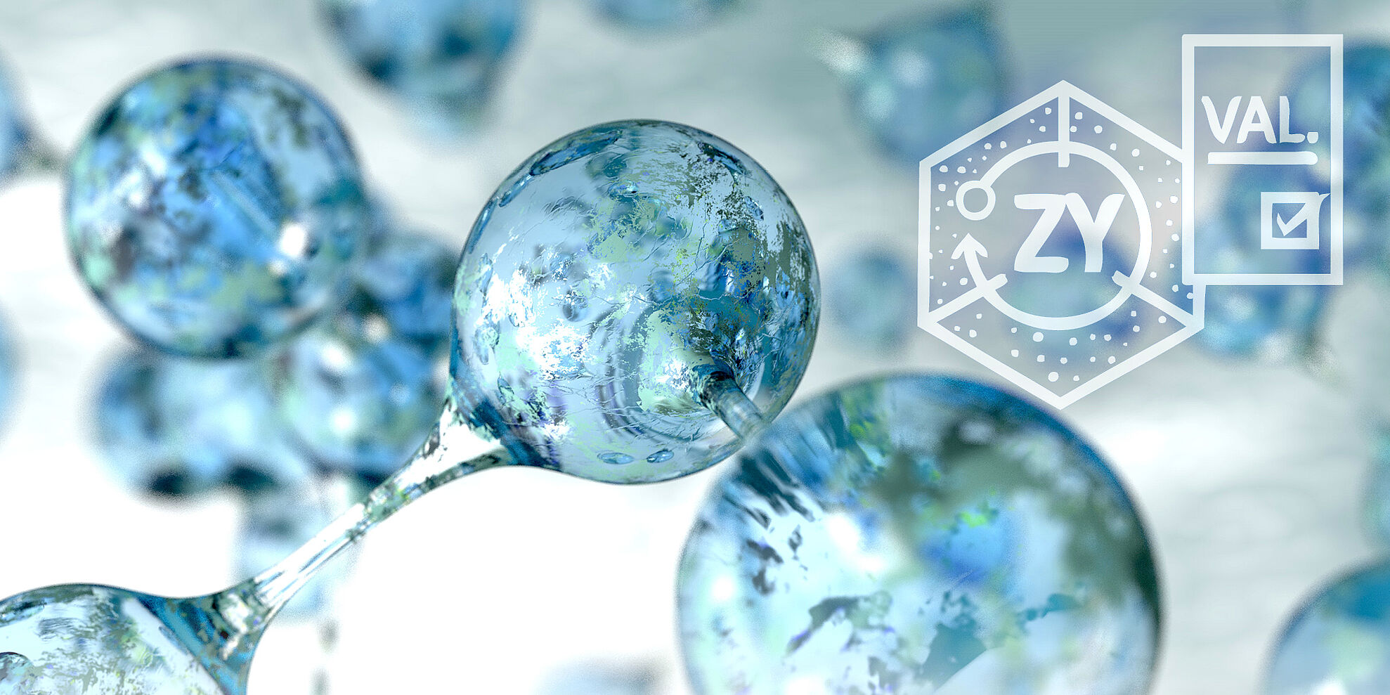 Optimierung der Wasserstoffperoxid-Dekontamination Symbolgrafik für Wasserstoffperoxid-Dekontamination